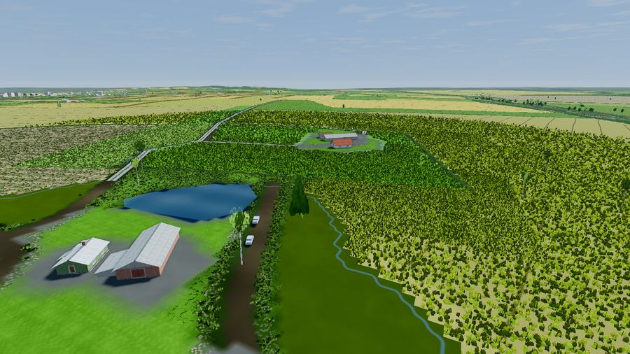 A field edge on the Pryšmančiai map